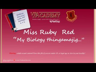 ruby red - biology thingamajig